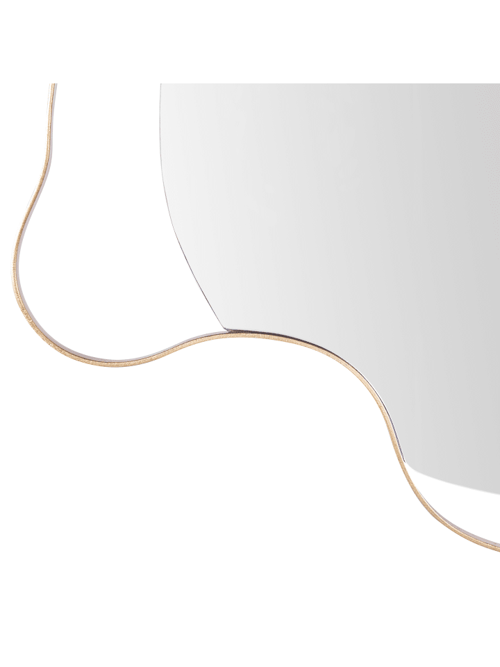 Beliani Wandspiegel MELUN in Gold - (W) 77 x (H) 59 x (L) 2 cm günstig kaufen onesize