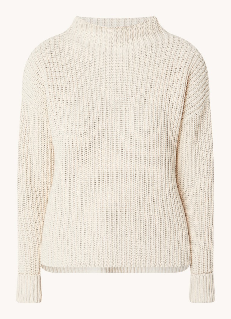 Pulover Selected Selma pentru femei, cu guler înalt, tricotat gros și elastic