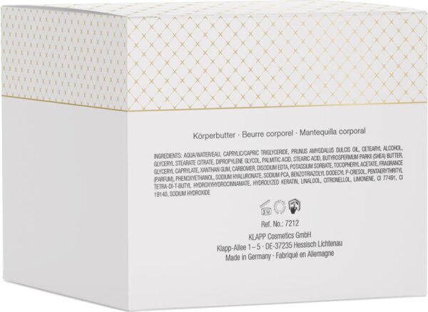 KLAPP Skin Care Science Cashmere Body Butter Körperbutter
