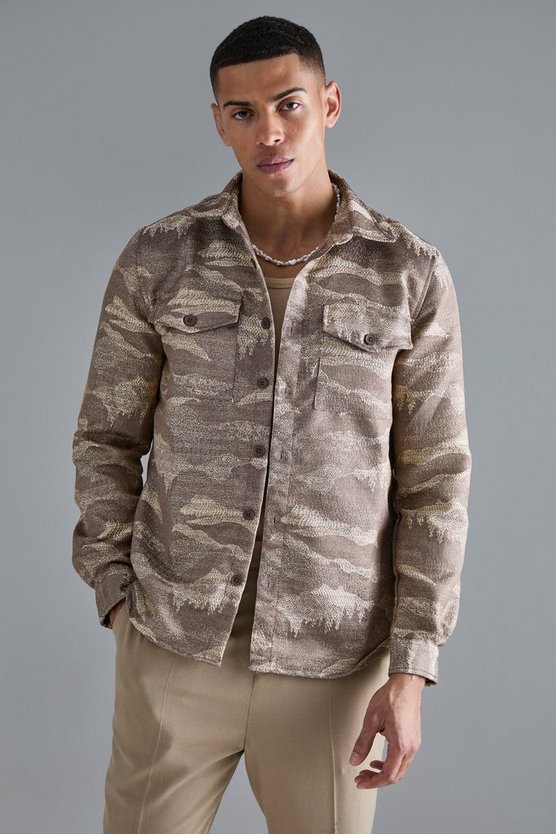 Bouclee Camouflage Overshirt