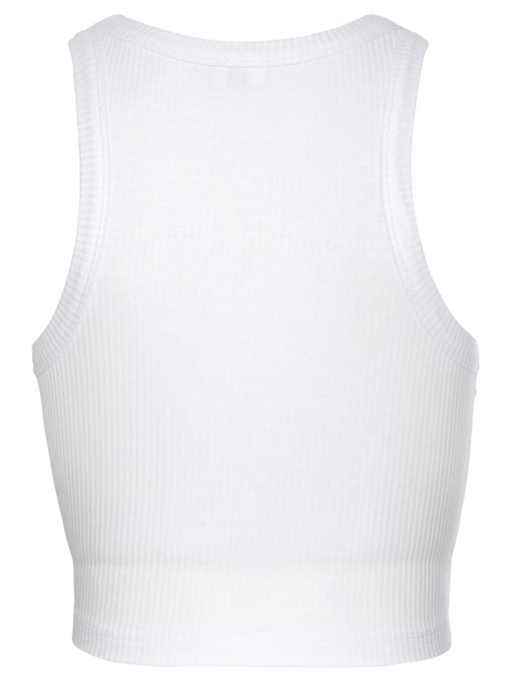 LASCANA Crop-Top in weiß   schwarz günstig kaufen