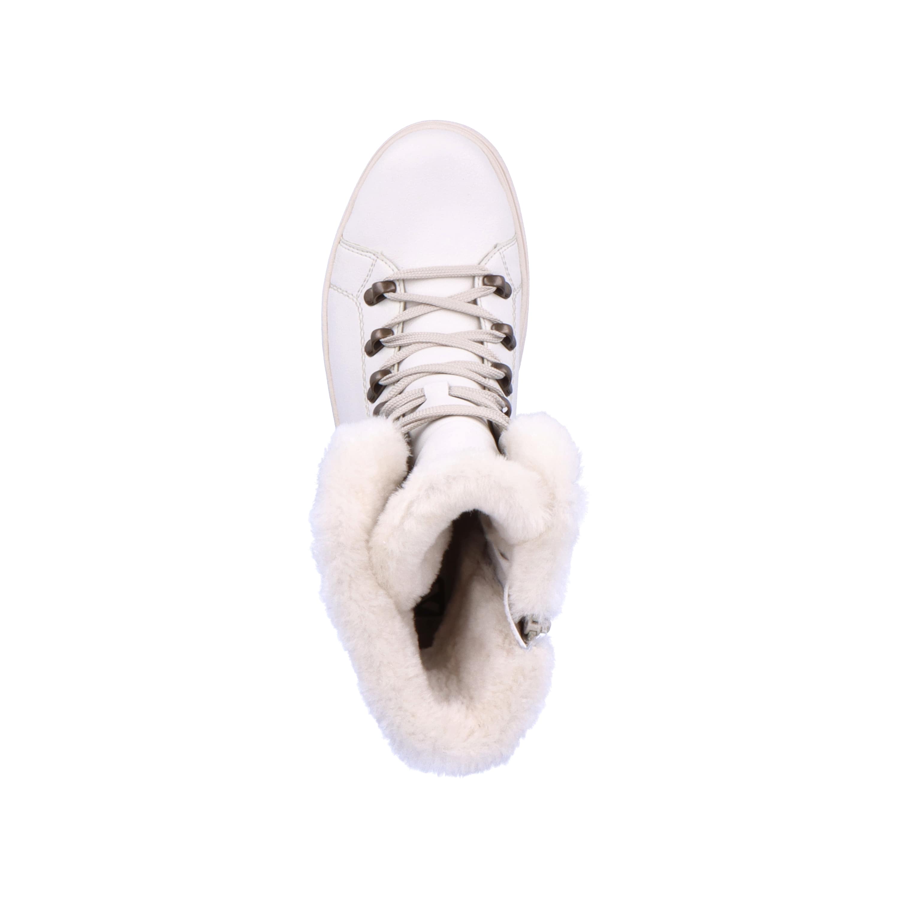 Rieker Damen Schnürstiefel frost white