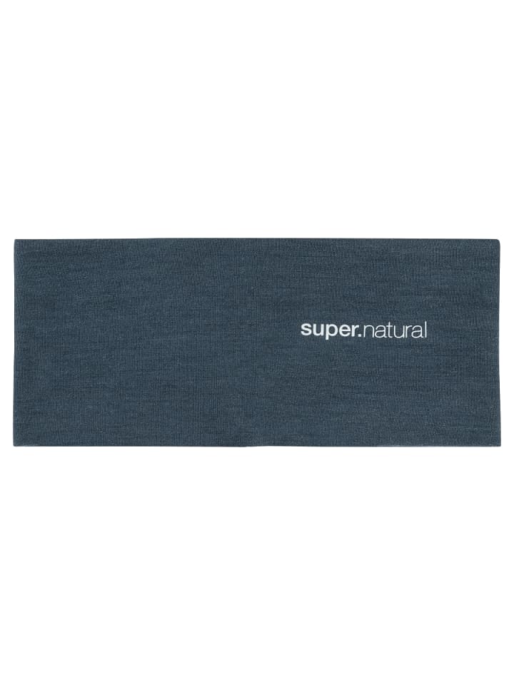 super.natural Merino Stirnband WANDERLUST HEADBAND in Blau günstig kaufen onesize