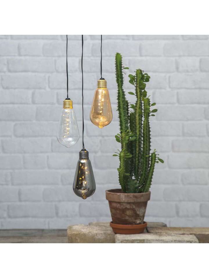 STAR Trading LED Hängeleuchte ,Glow', Batterien und Timer, Leuchtdraht, klar, 13cm günstig kaufen onesize