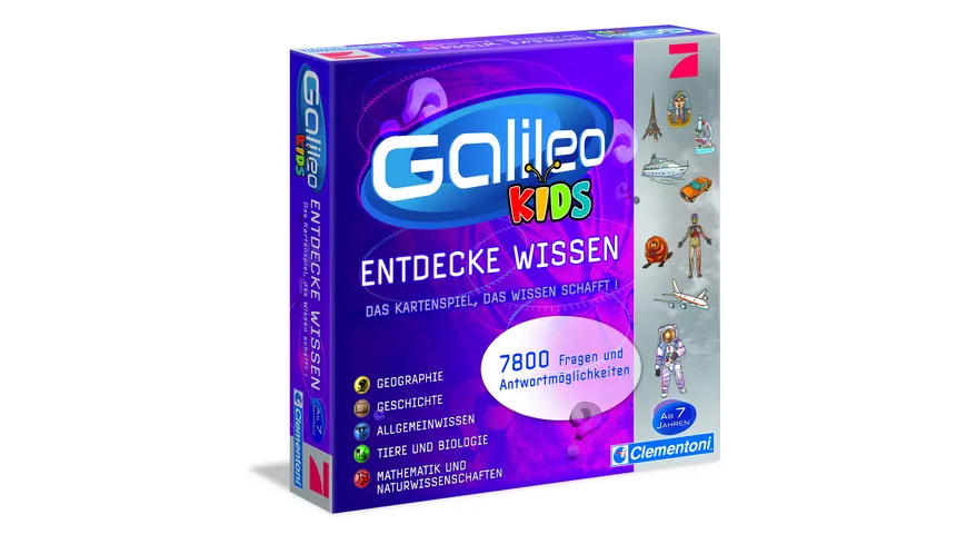 Clementoni - Galileo Kids - Das grosse Wissens-Quiz