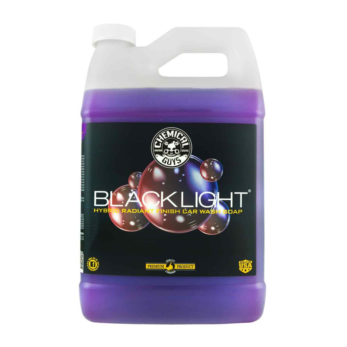 Chemical Guys Black Light Autoshampoo für empfindliche & dunkle Lacke 3,79L
