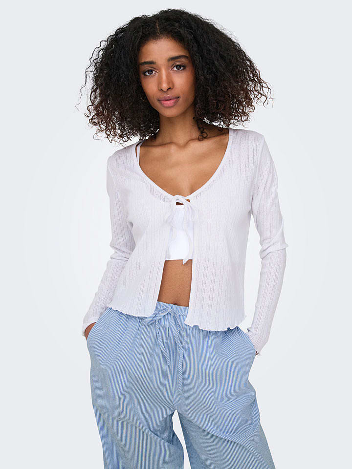 ONLY Cardigan in Weiß günstig kaufen