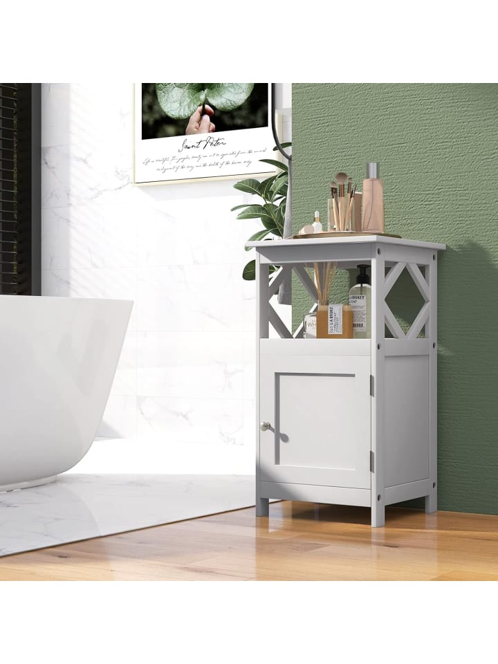 COSTWAY Badezimmerschrank 74cm in Weiß günstig kaufen onesize