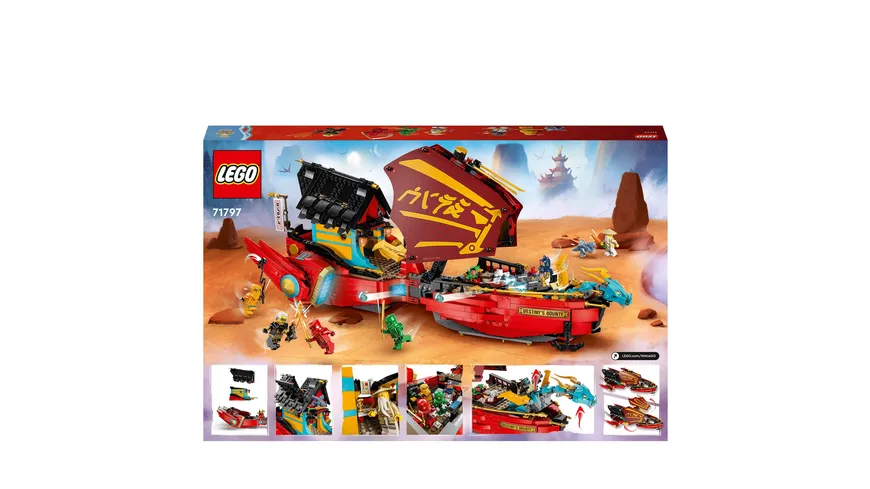 LEGO NINJAGO 71797 Ninja-Flugsegler im Wettlauf mit der Zeit