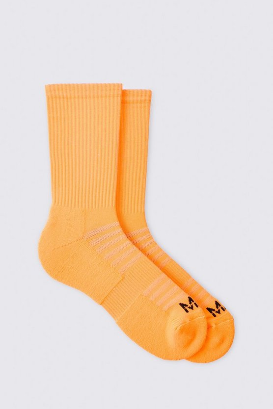 Man Active Neon Crew Socken