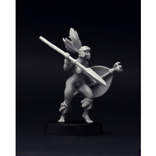 African Tribal Female Warrior (28mm)