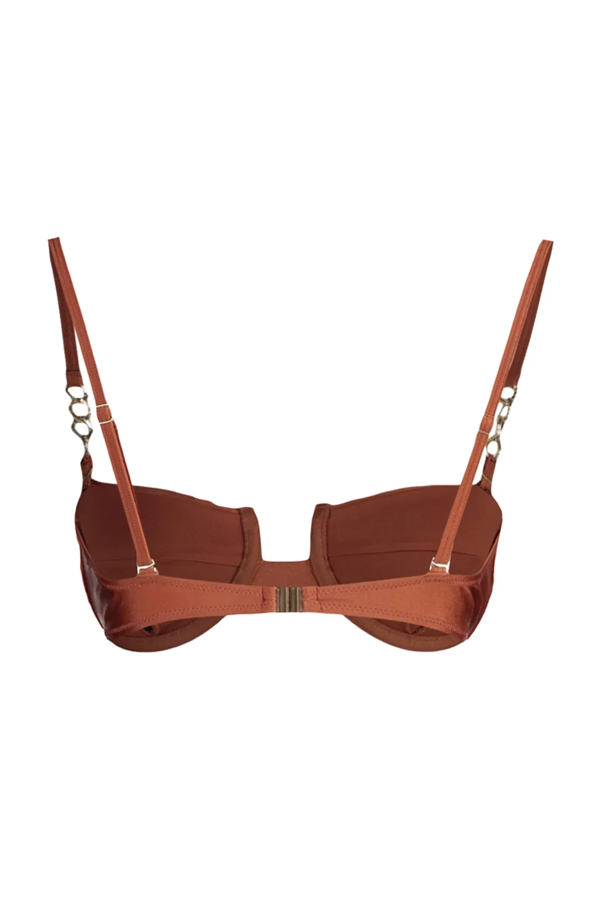 Trendyol Collection  Bikinioberteil mit gefliestem Bügel und Kette als Accessoire TBESS23BU00201