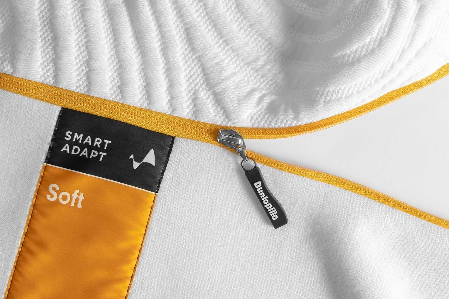 Taschenfederkernmatratze SMART ADAPT SOFT, 100 x 200 cm, Kaltschaumkern, Dunlopillo, 21 cm hoch, 7-Zonen-AquaGEL-Schaum, Made in Germany