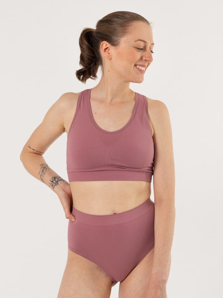 Erlich Textil  Bustier ENJA in mauve günstig kaufen