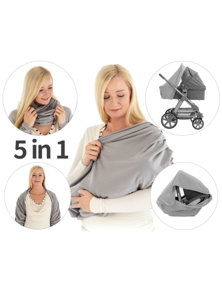 LaLoona Stillschal / Stilltuch / Sichtschutz beim Stillen - in grau günstig kaufen onesize