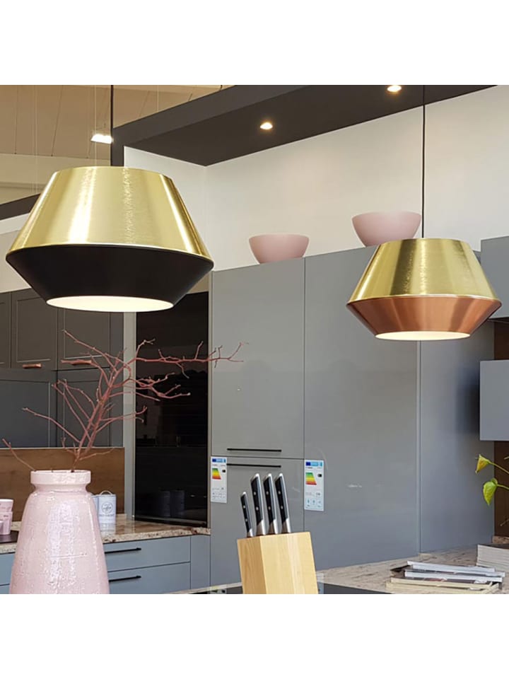 s.LUCE Individuelle Pendellampe SkaDa Metallschirm in Aluminium günstig kaufen