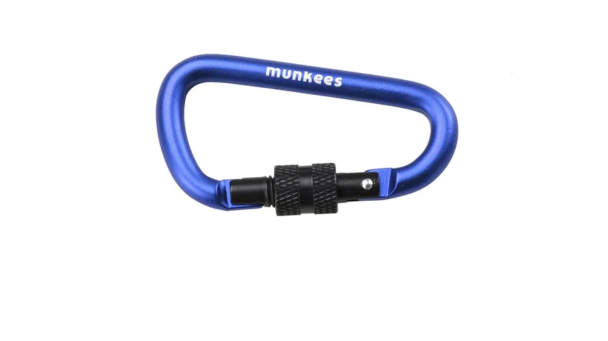 munkees Schraubverschluss Karabiner D Form