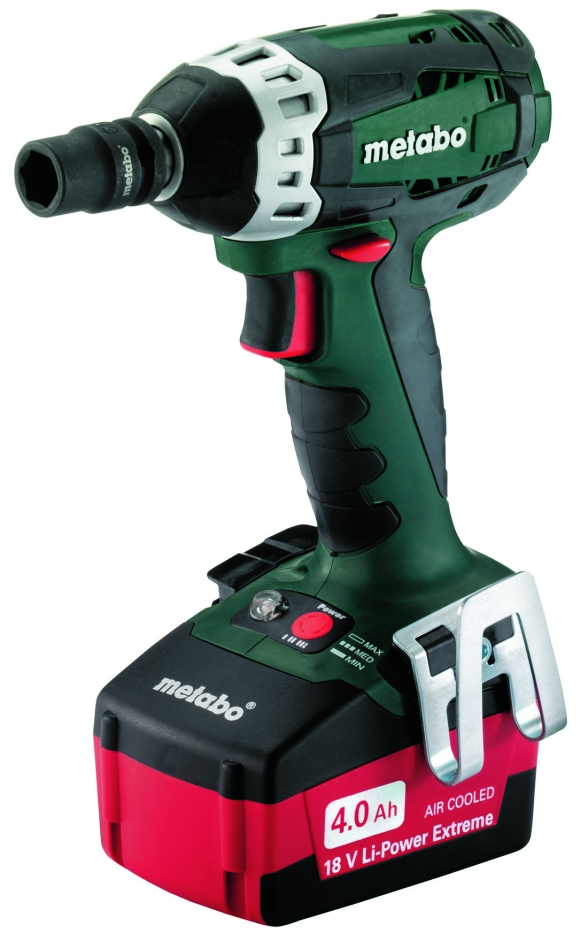 Metabo 602205500 SSW18LTX 400 BL Ασύρματο Κρουστικό Κλειδί 18V 4.0Ah Li-Ion Χωρίς Ψήκτρες