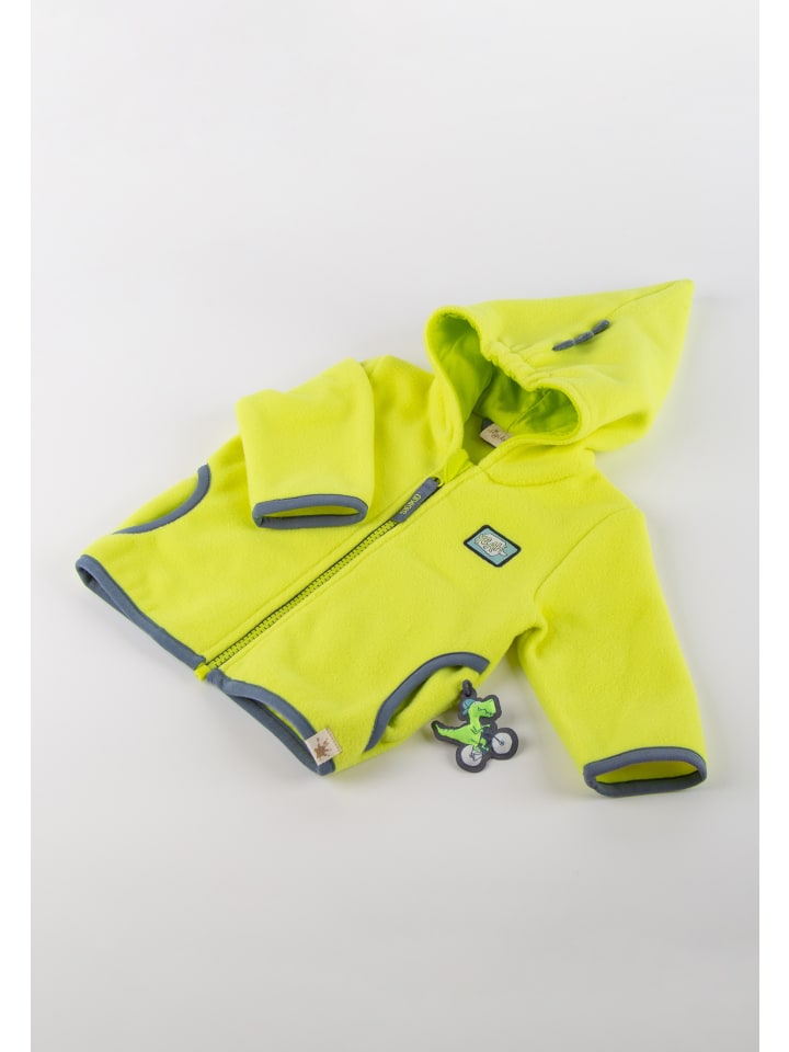 Sigikid Fleecejacke Sporty Dino in Neongelb günstig kaufen
