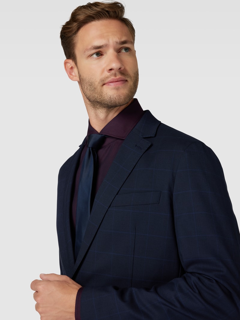 Regular Fit Business-Hemd von BOSS Modell 'JOE' in bordeaux rot