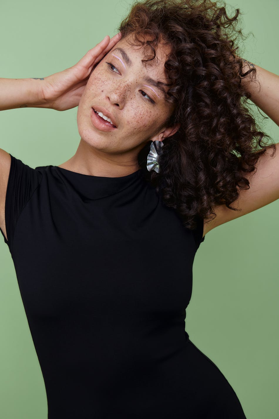 Stretchy boatneck mini dress
