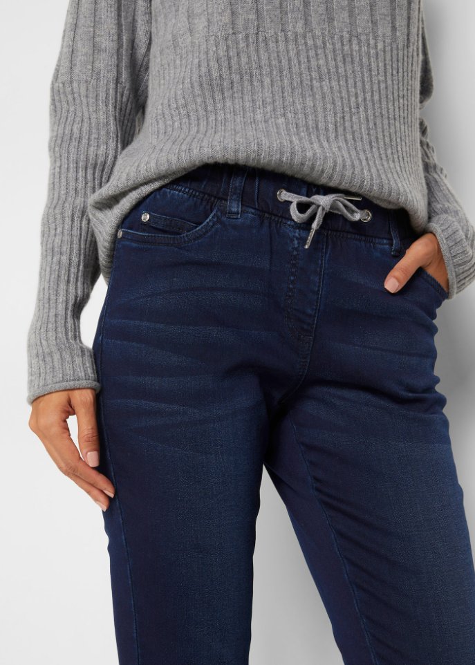 Schlupfhose in Denim-Optik