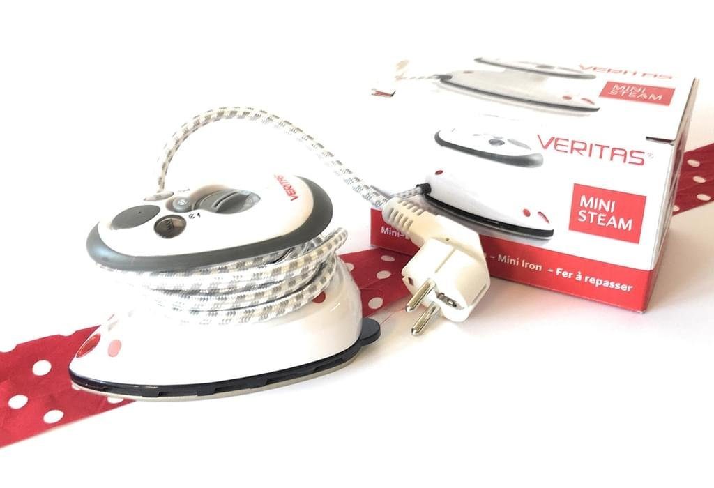 Veritas Dampfbügeleisen MiniSteam Bügeleisen, 408 W, Ideal für unterwegs