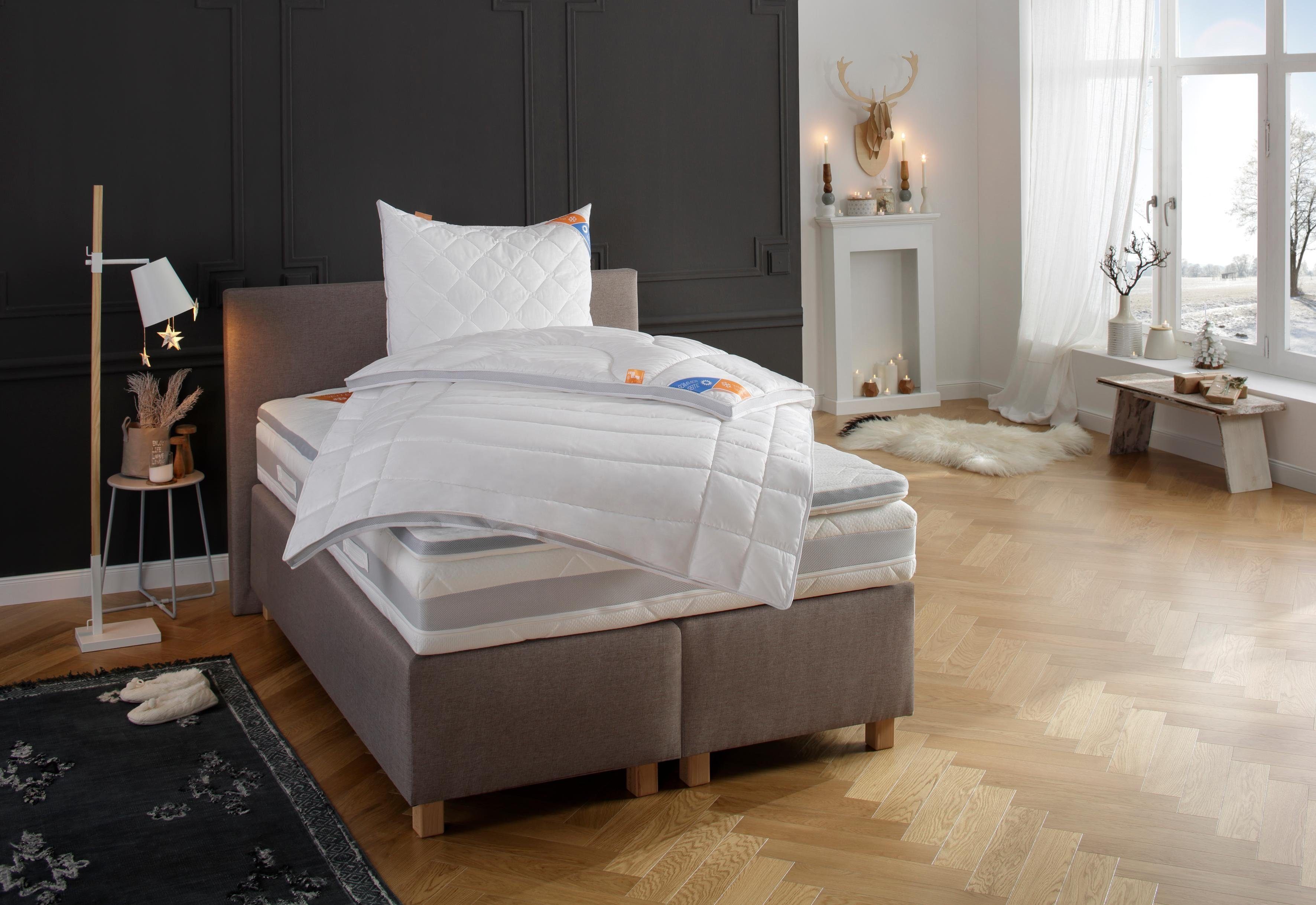 Topper Mabona TKS, f.a.n. Schlafkomfort, 7 cm hoch, Kaltschaum, Kundenliebling! Mit Sommer- und Winterseite!