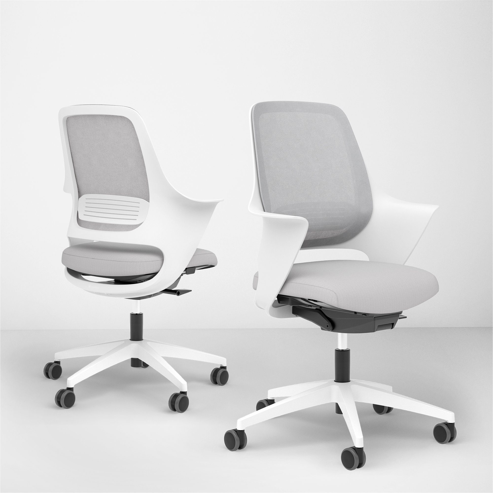 Ergotopia Bürostuhl WellBack ergonomischer Schreibtischstuhl mit Synchronmechanik