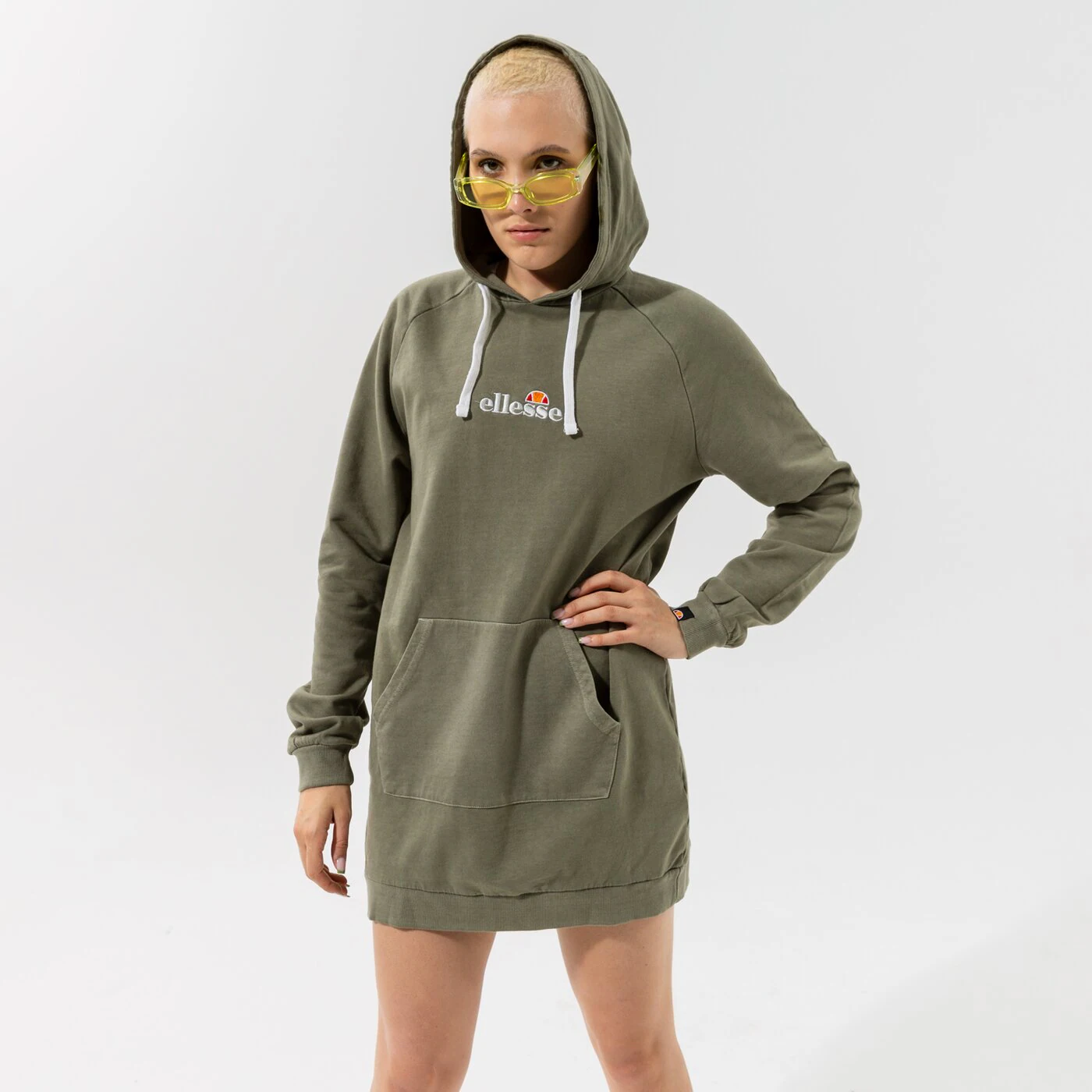 ELLESSE HOODIE TRIPHALA TRAININGSANZUGS KHA Khaki