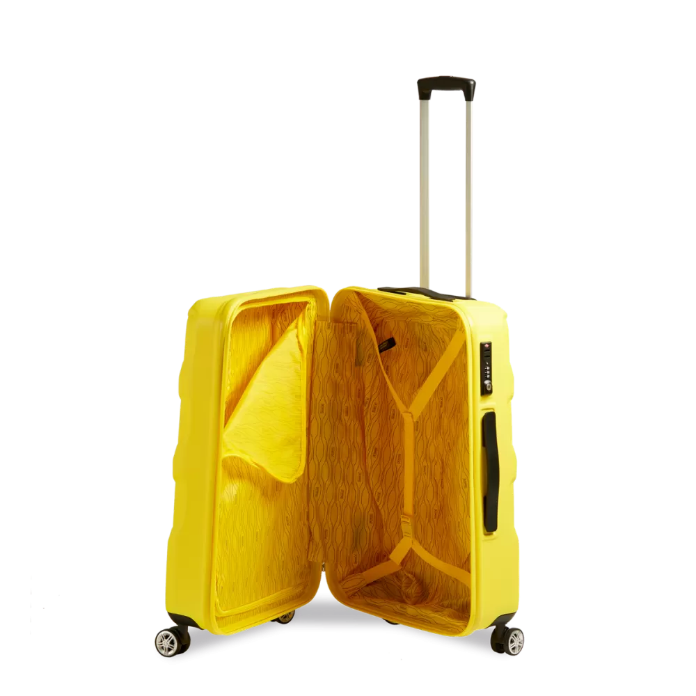 Stratic Hartschalen-Koffer M mit 4 Rollen, 65 cm, 69 Liter Arrow 2 - Yellow