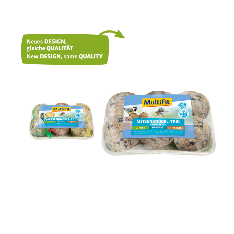 MultiFit Meisenknödel MultiFit Meisenknödel-Trio 4x6 Stück