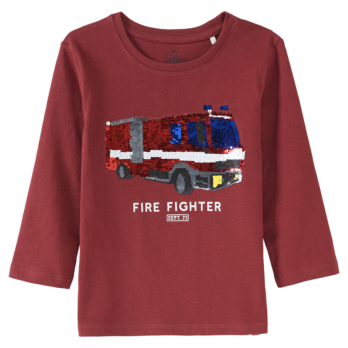 Jungen Langarmshirt mit Wendepailletten