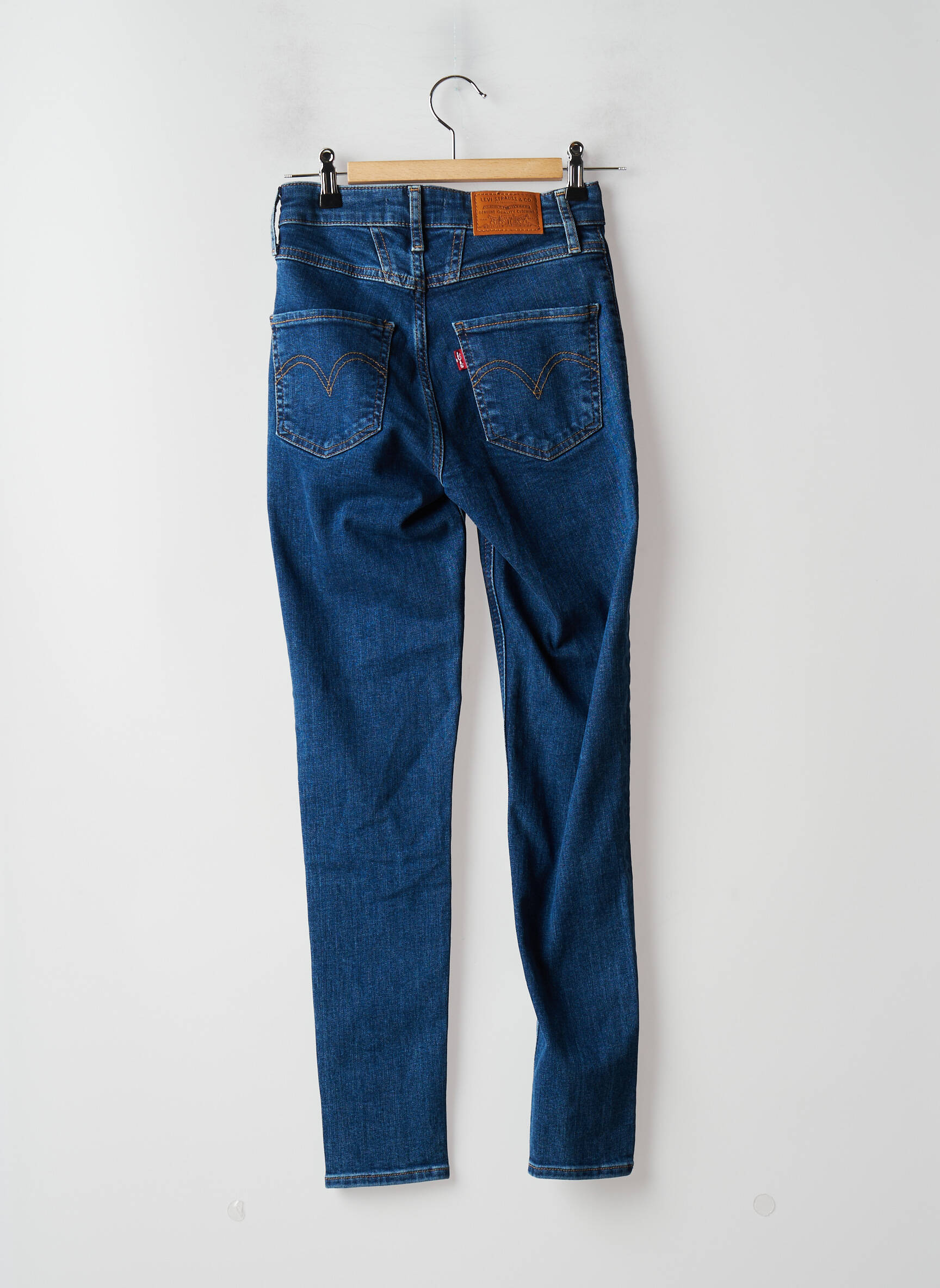 Levis Jeans Skinny Femme couleur bleu