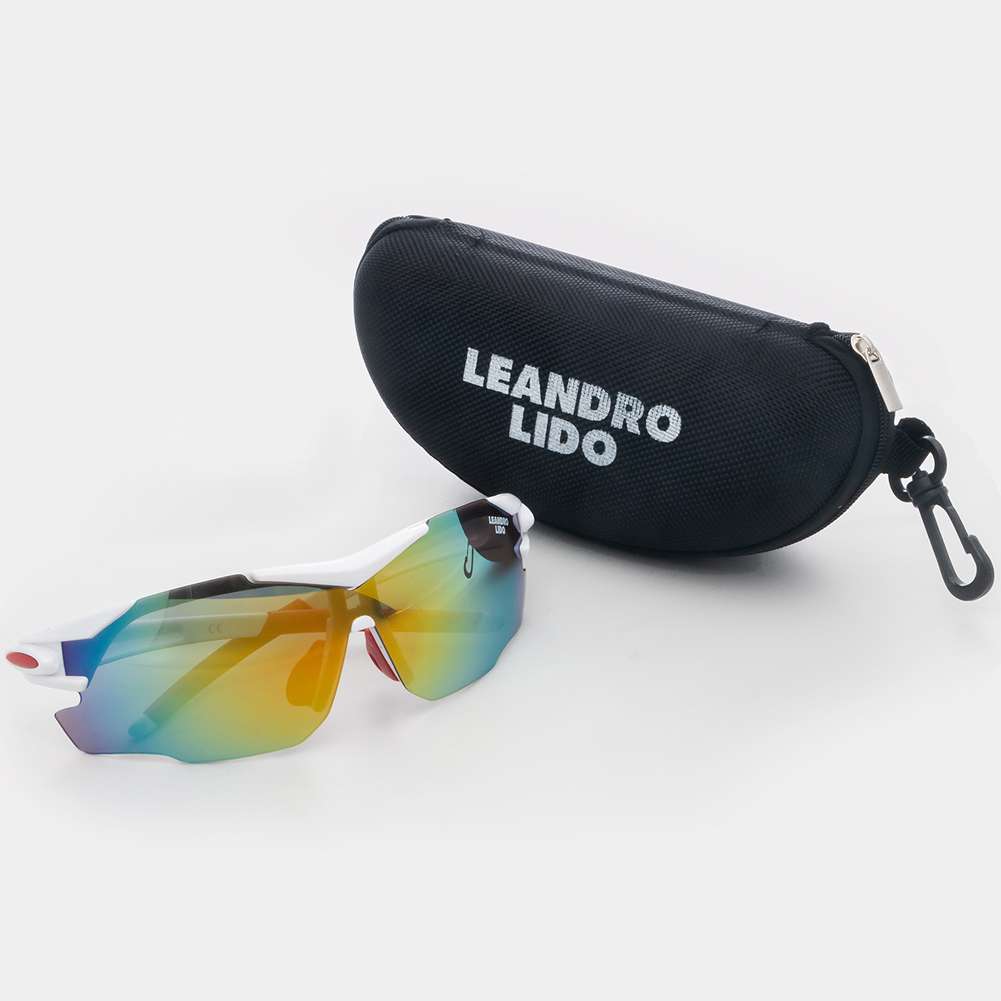 LEANDRO LIDO Challenger One Sport Sonnenbrille bunt/weiß