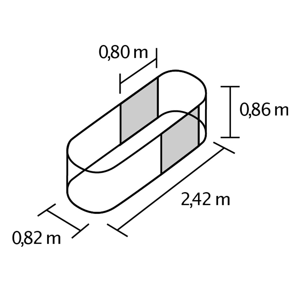 Vitavia Erweiterung für Hochbeet Basic 858