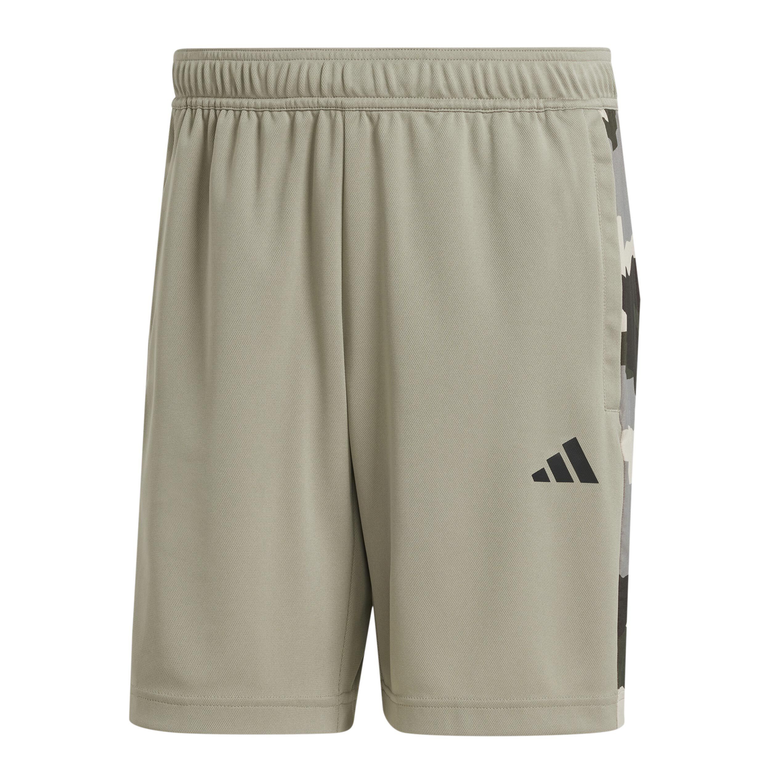 Camo 1/4 Zip Shorts Herren - Oliv