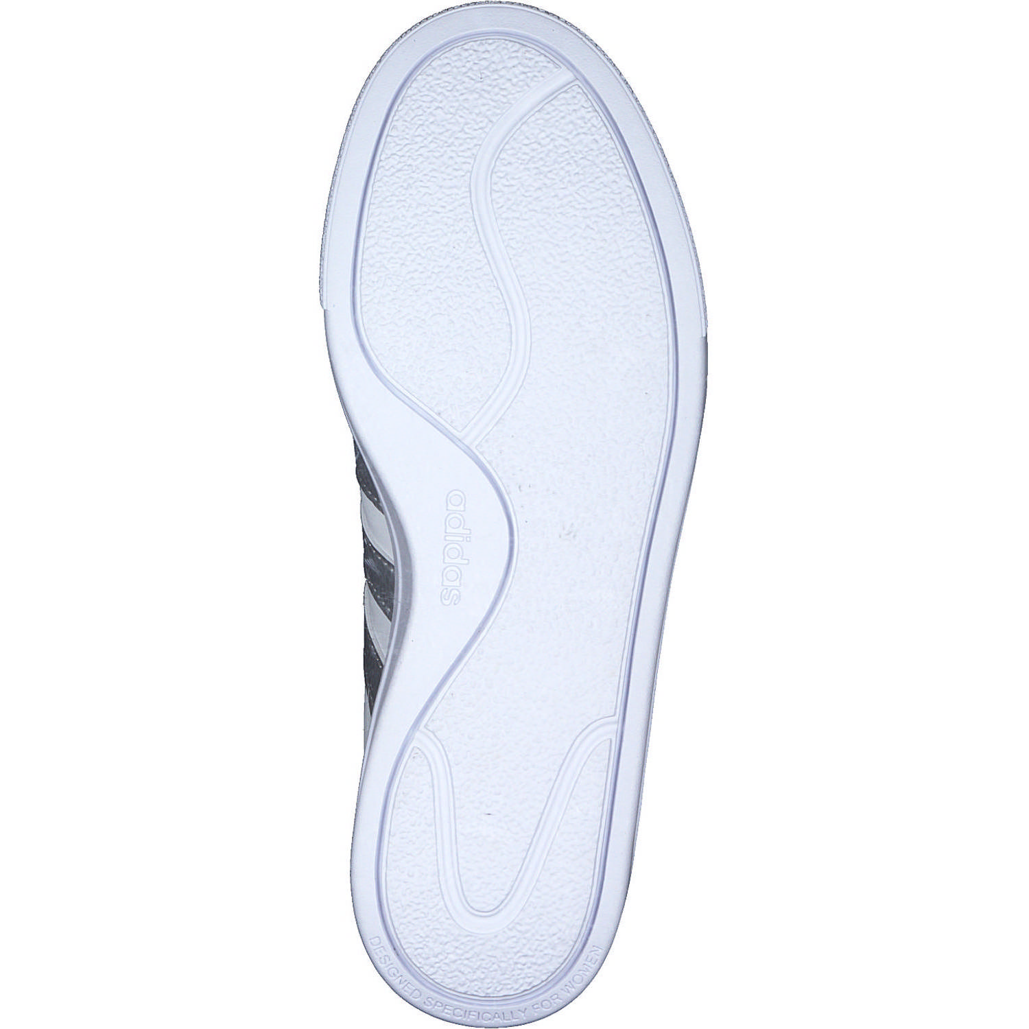 Adidas Core Court Platform, Sneakers Low, Damen, weiß silber
