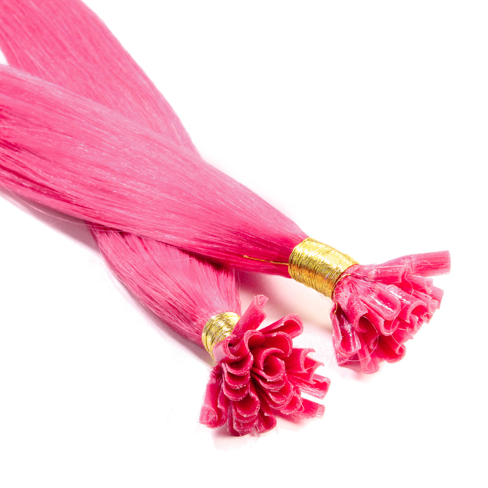hair2heart Extensions à chaud bonding cheveux naturels #rose 0.5g extensions