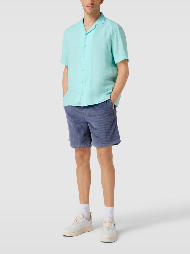 Freizeithemd aus Leinen in jeans