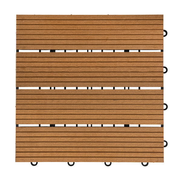 WPC-Holzfliesen BAVARO, 1 m², teak
