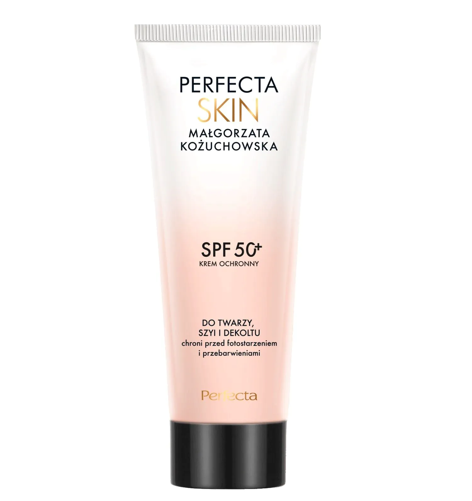Perfecta Skin fra Małgorzata Kożuchowska Protective Cream SPF 50+ til ansigt, hals og décolleté