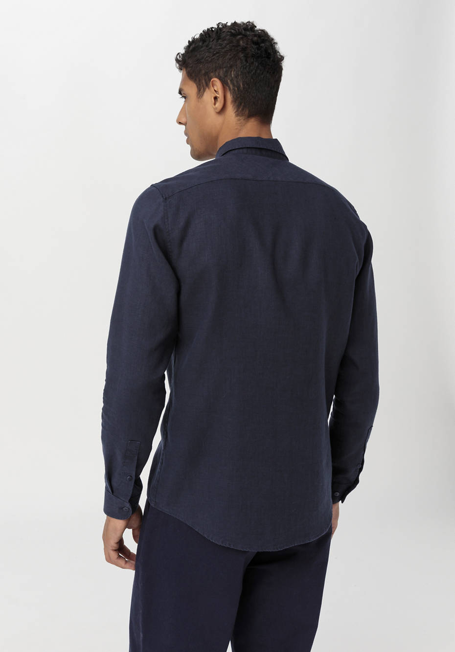 Hemd Regular Fit aus reinem Bio-Leinen