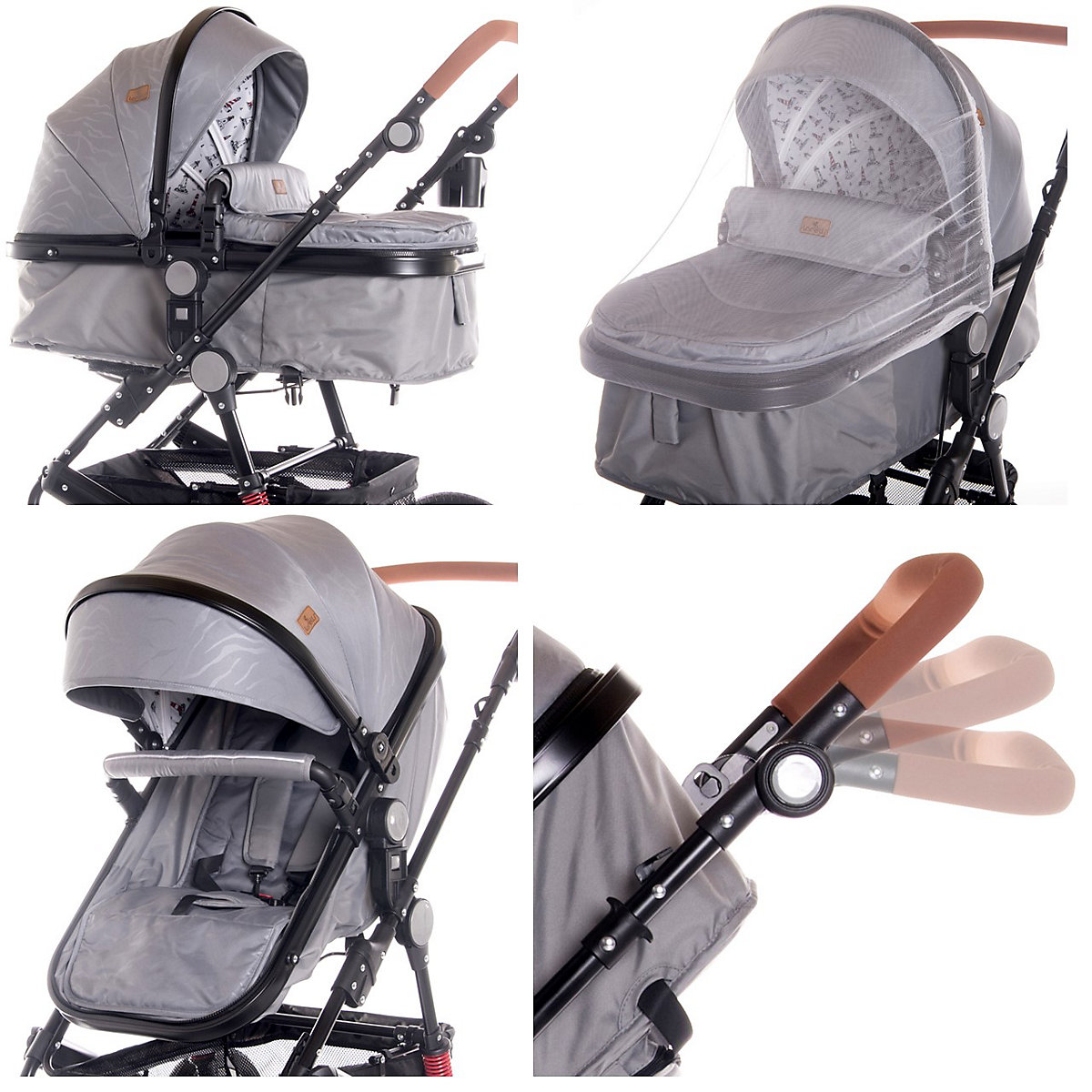 Kombikinderwagen Lora 3 in 1 Kombikinderwagen