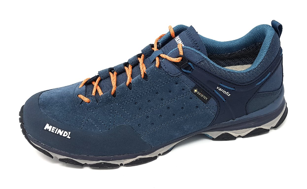 Meindl Ontario GTX 3938-29 Blau 29 Jeans / Orange