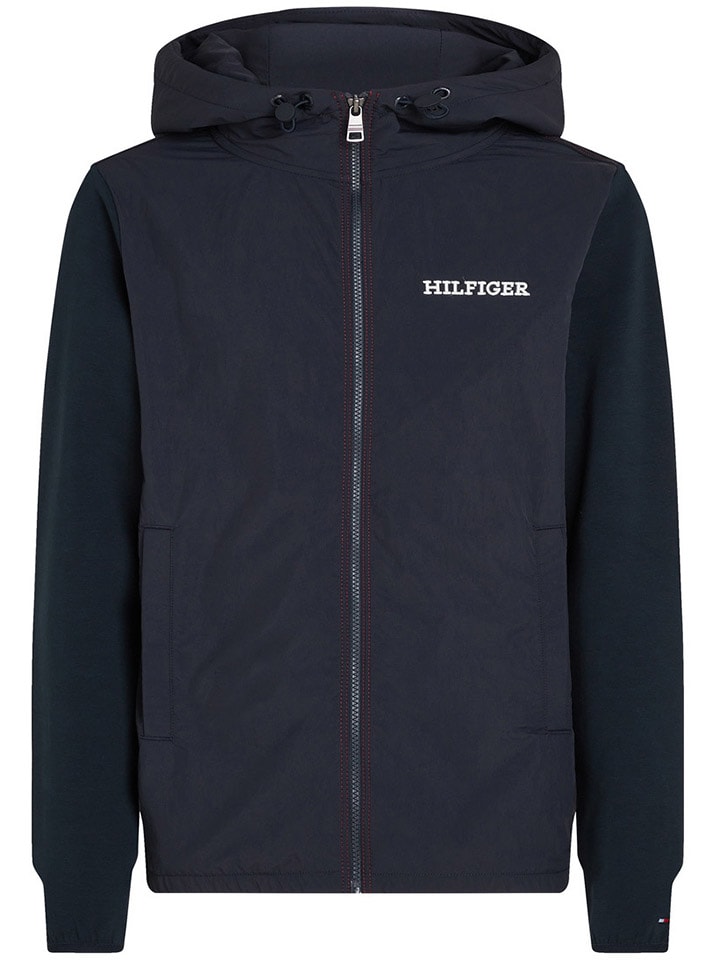 Tommy Hilfiger Sweatjacke in Dunkelblau günstig kaufen