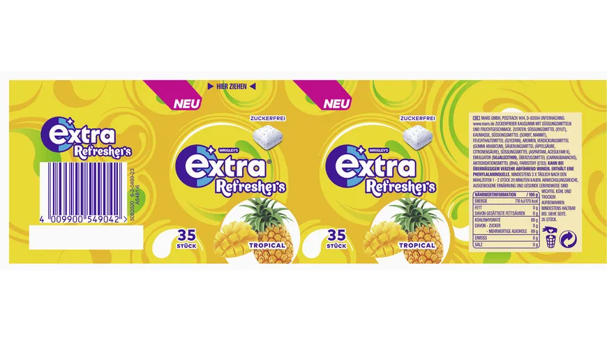 Wrigley's Extra® Refreshers Dose Tropical