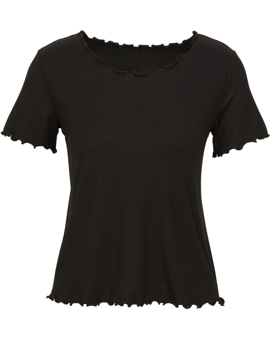 Geripptes T-Shirt
