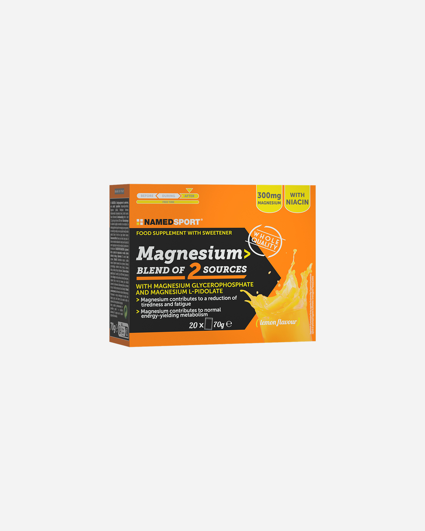 Energetico Named Sport Magnesium Blend 2 Sources 20 Sachet  1FO-POW-MAG-01