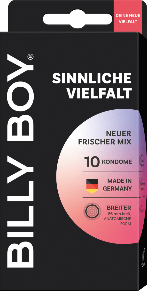 Kondome Sinnliche Vielfalt, Breite 56 mm, 10 St